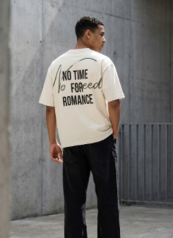 NO TIME FOR ROMANCE — Oversized Tee
