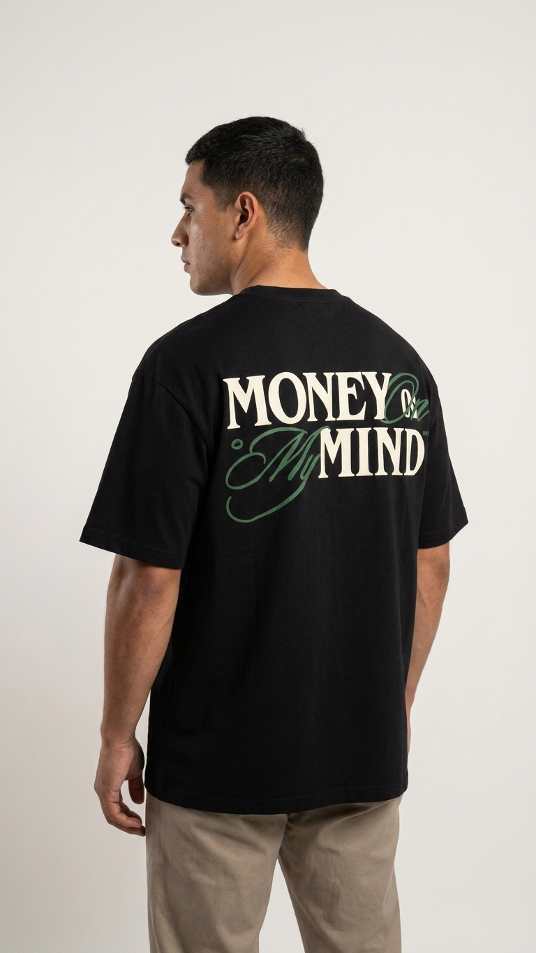 MONEY ON MY MIND — Oversized Tee.