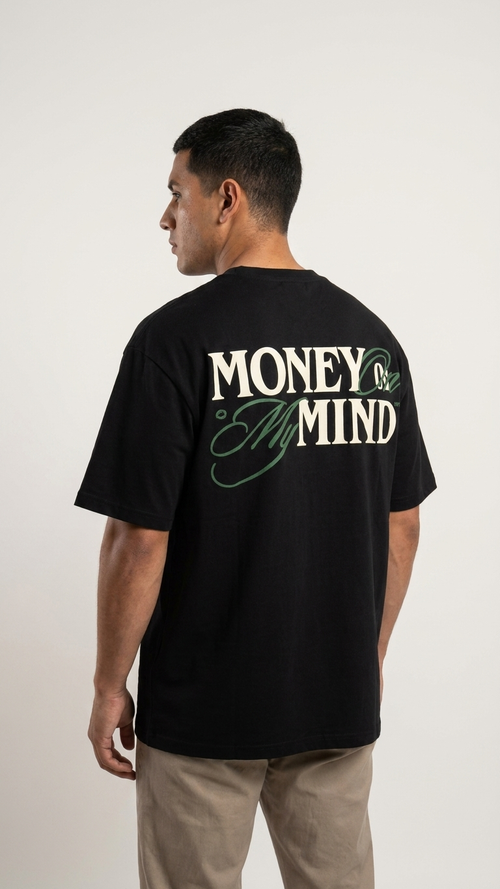 MONEY ON MY MIND — Oversized Tee.